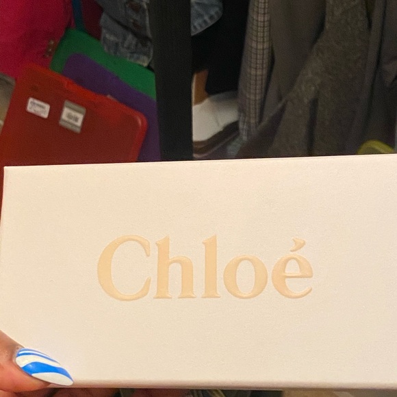 CHLOE PINK SQUARE AVIATORS - Picture 8 of 9